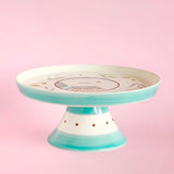Skylark Handpainted Ceramic Cake Stand 24 cm