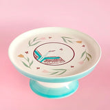 Skylark Handpainted Ceramic Cake Stand 24 cm