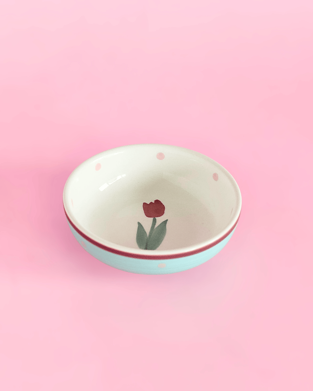 Skylark Handpainted Ceramic Nut Bowl - Set of 4