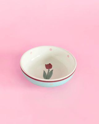 Skylark Handpainted Ceramic Nut Bowl - Set of 4