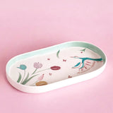 Skylark Handpainted Ceramic Oval Platter
