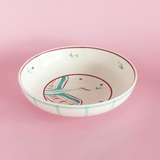 Skylark Handpainted Ceramic Pasta Bowl 21cm