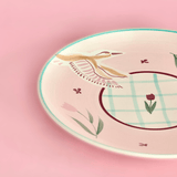 Skylark Handpainted Ceramic Round Plate 25cm