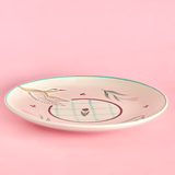 Skylark Handpainted Ceramic Round Plate 25cm