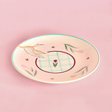 Skylark Handpainted Ceramic Round Plate 25cm