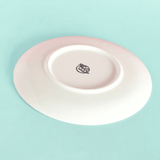 Skylark Handpainted Ceramic Round Plate Curve 16cm