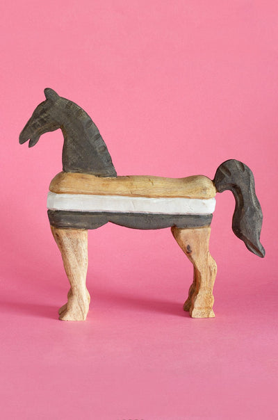 Small Gallop Wooden Decorative Accent