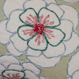 Soft furnishings Alice Hand Embroidered Cushion Cover- Mint Green
