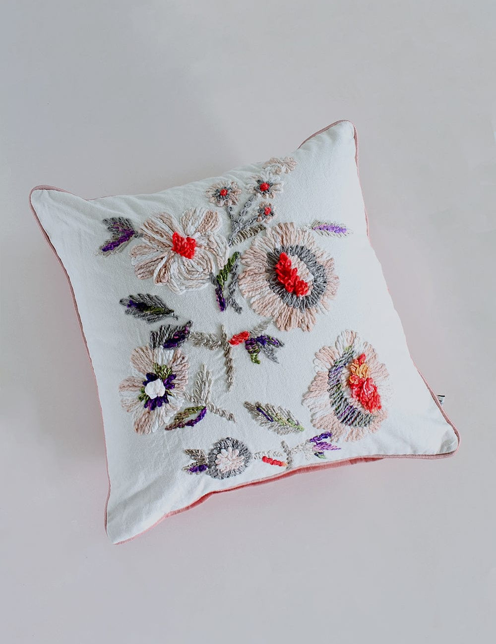 Soft furnishings All In Bloom Embroidered Cushion Cover