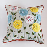 Soft furnishings Chrysanthemum Embroidered Cushion Cover