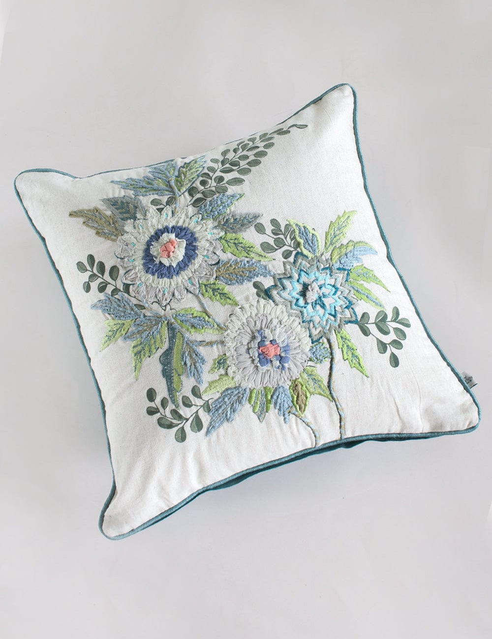 Soft furnishings Crazy Daisy Embroidered Cushion Cover