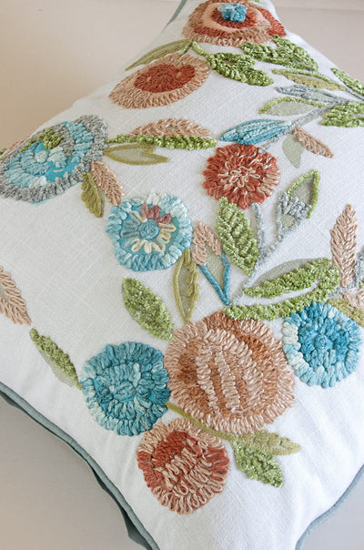 Soft furnishings Ezra Embroidered Cushion Cover