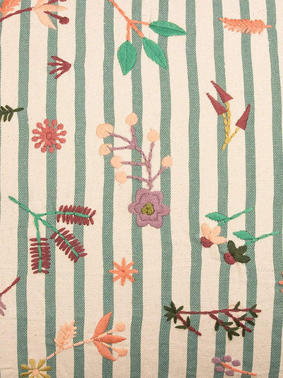 Soft furnishings Floral Stripes Cushion Cover
