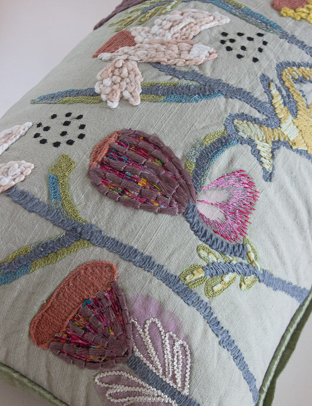 Soft furnishings Iris Embroidered Cushion Cover