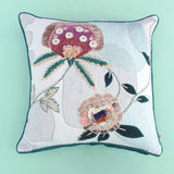 Soft furnishings Pink Petals Embroidered Cushion Cover
