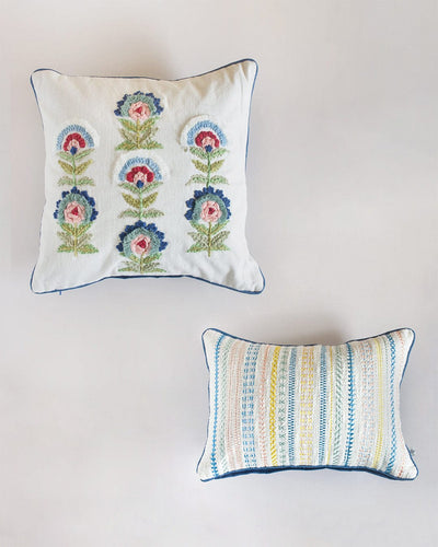 Soft furnishings Powder Blue Cushion Covers Collection - Set of 2