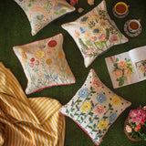 Soft furnishings Ranunculus Embroidered Cushion Cover