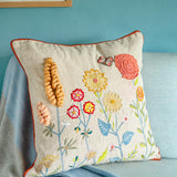 Soft furnishings Ranunculus Embroidered Cushion Cover