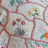 Soft furnishings Roses Are Red Embroidered Cushion Cover