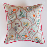 Soft furnishings Roses Are Red Embroidered Cushion Cover