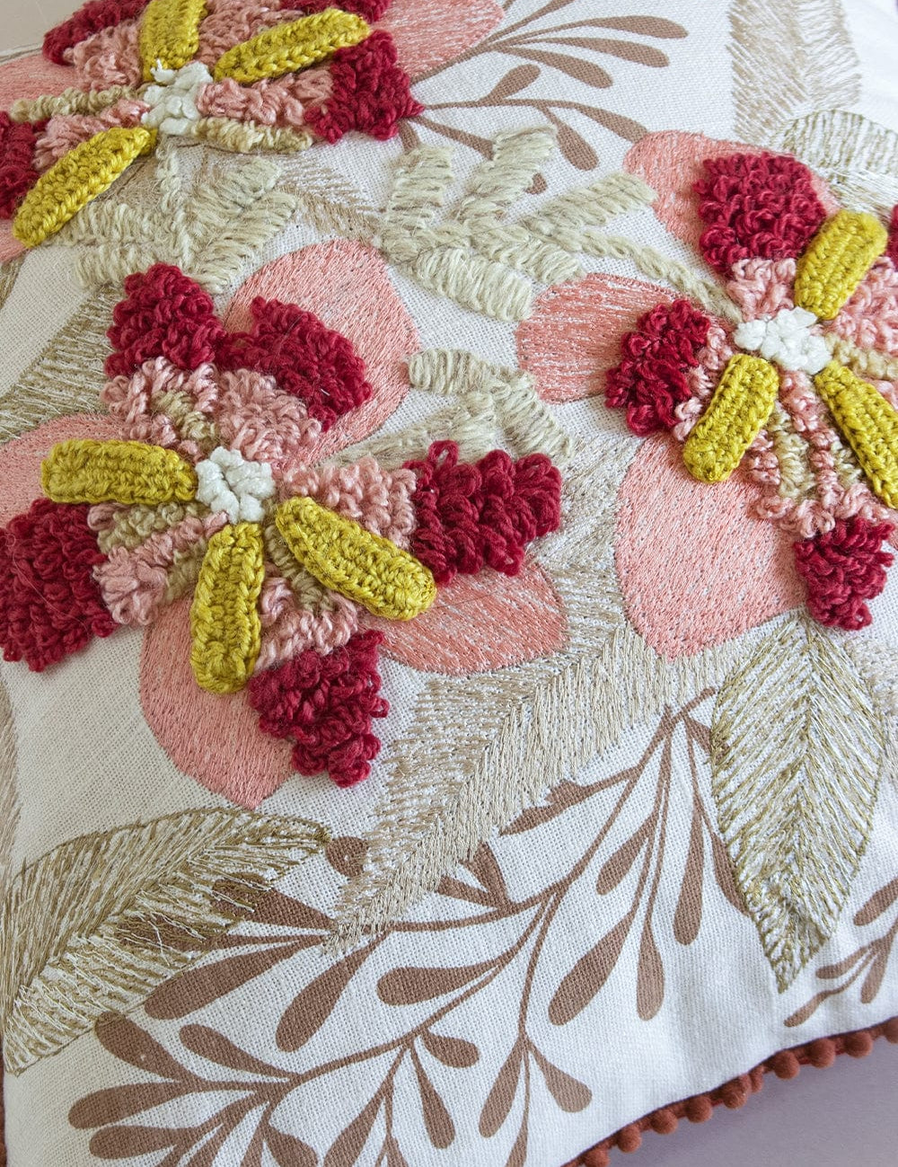 Soft furnishings Sienna Embroidered Cushion Cover