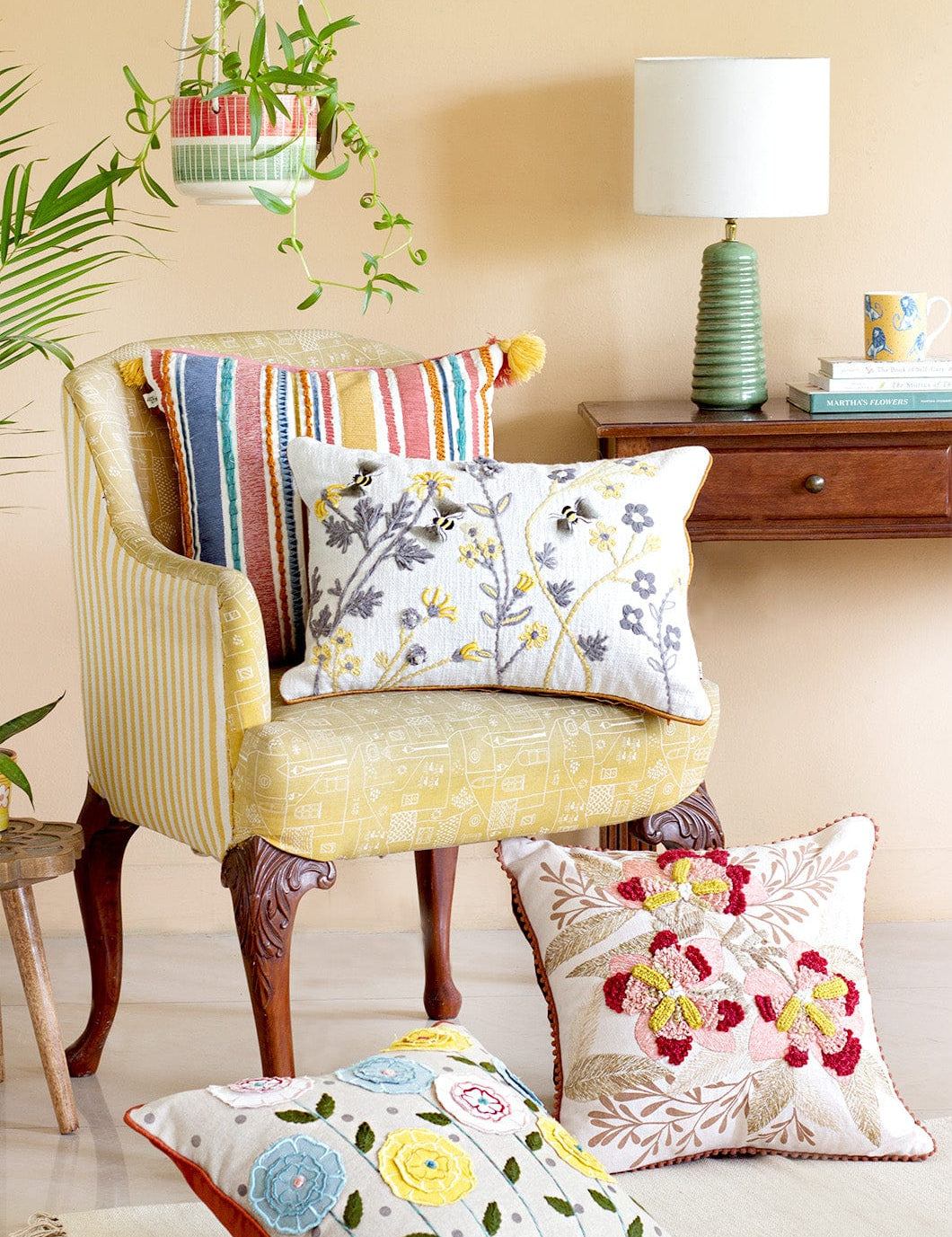 Soft furnishings Sienna Embroidered Cushion Cover