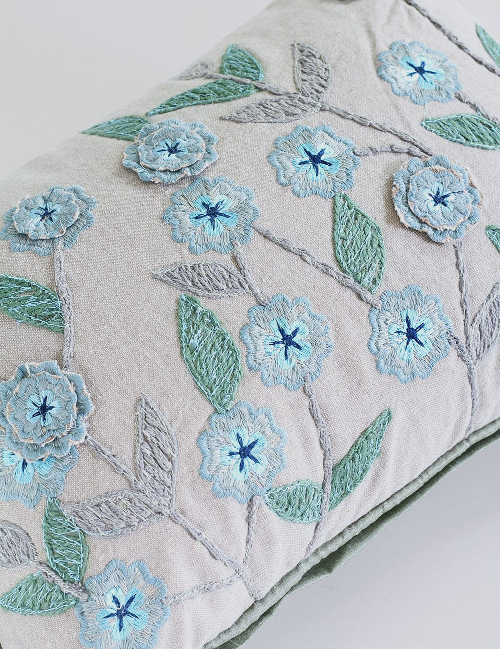 Soft furnishings Sweet Stems Embroidered Cushion Cover