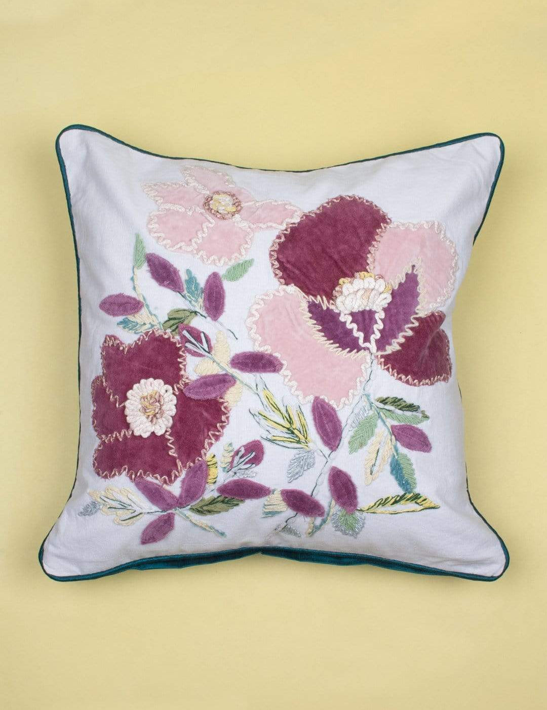 Soft furnishings Winter Rose Embroidered Cushion Cover