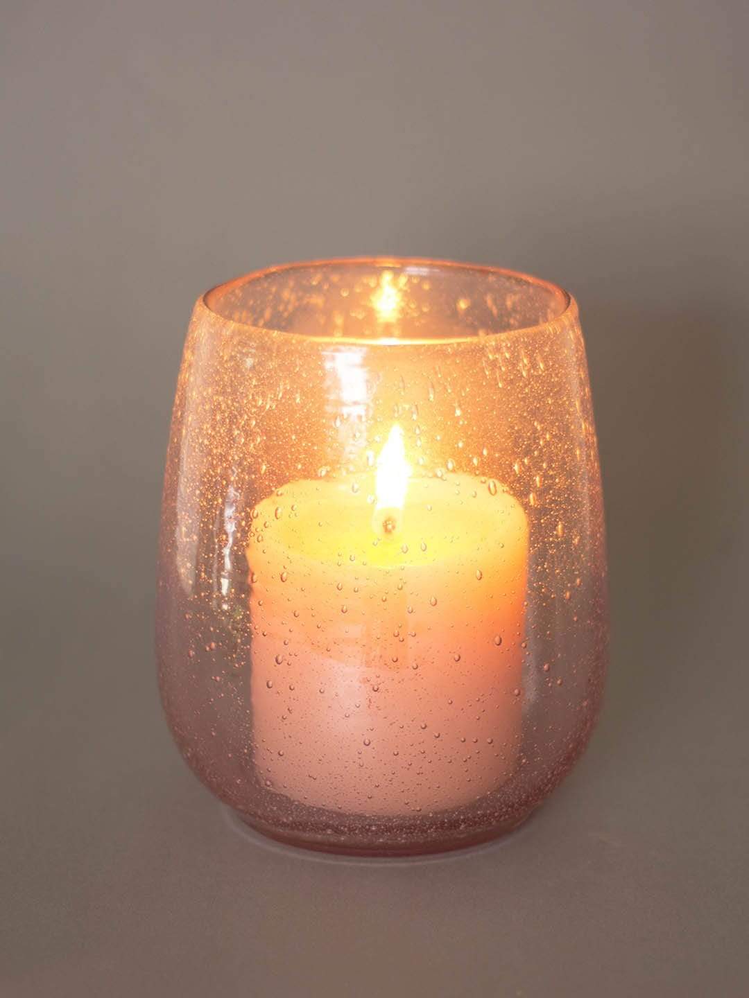 Sparkling Glass Votive Holder