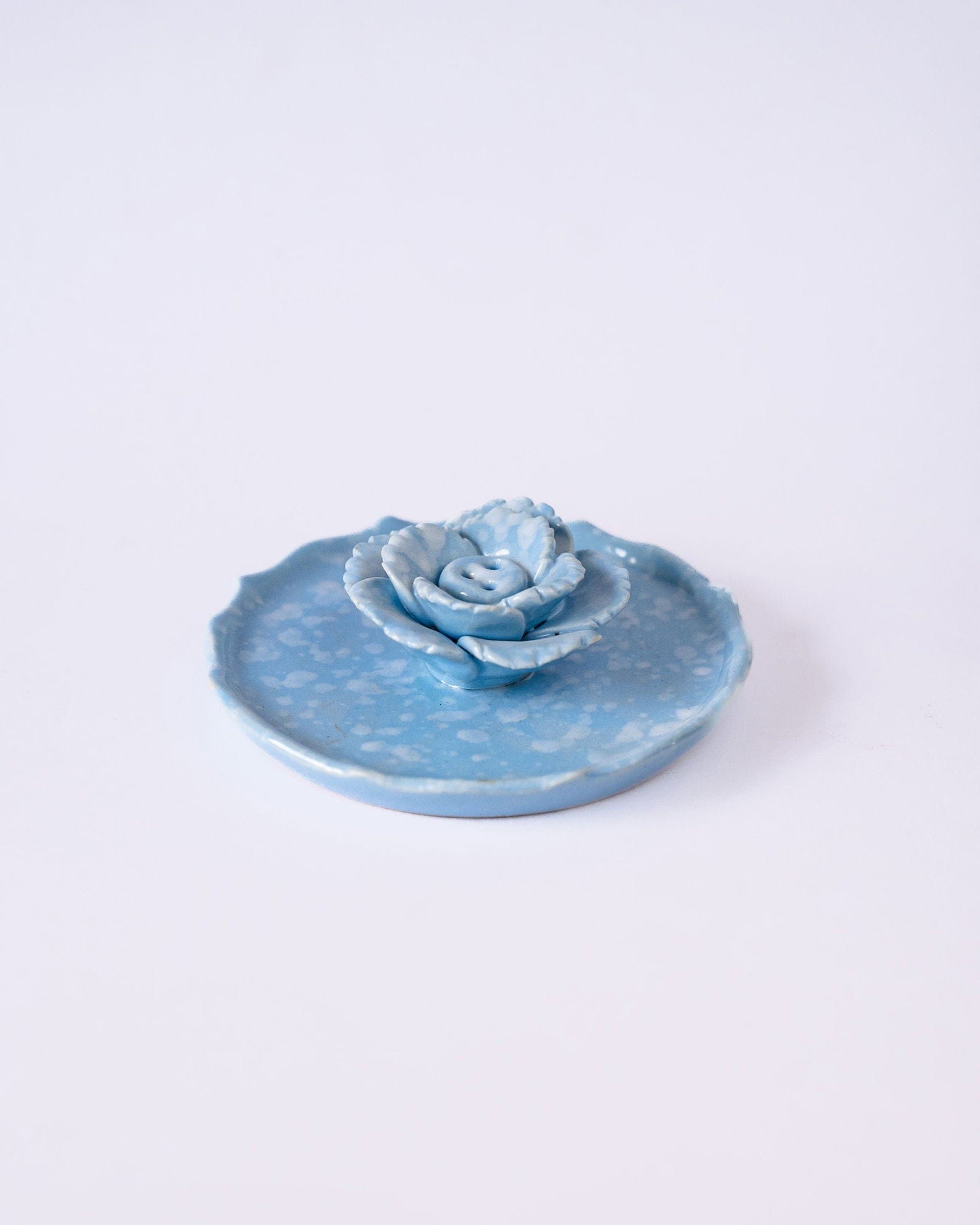 Speckled Serenity Ceramic Incense Holder