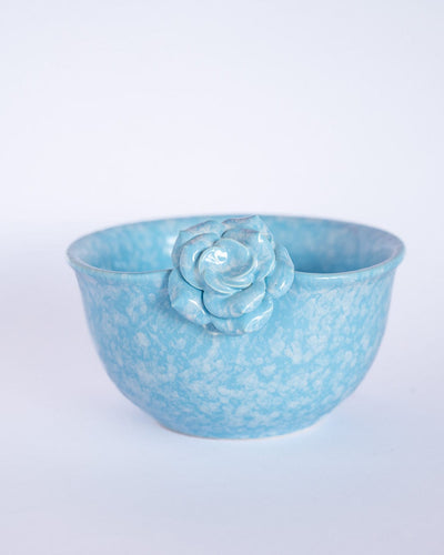 Speckled Serenity Handpainted Bowl