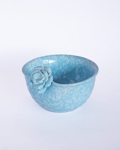 Speckled Serenity Handpainted Bowl