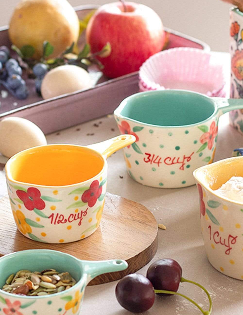 Spring Flowers Measuring Cup