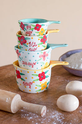 Spring Flowers Measuring Cup