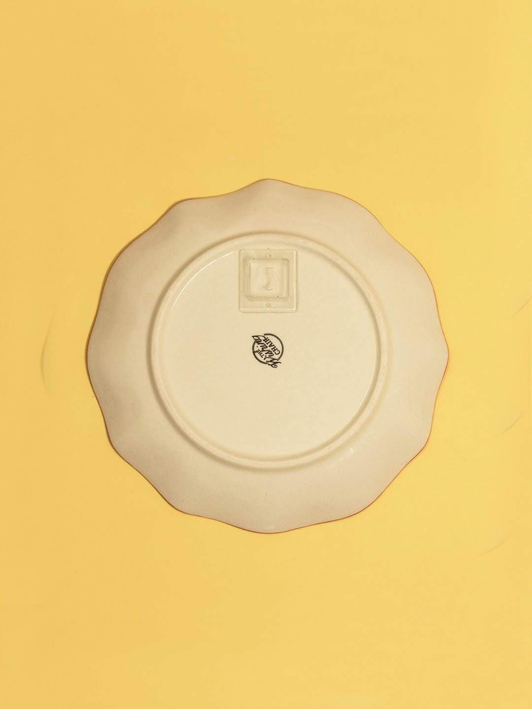 Stand Tall Handpainted Stoneware Wall Plate