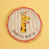 Stand Tall Handpainted Stoneware Wall Plate