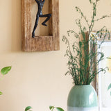 Standing Man Wood & Metal Wall Décor Frame