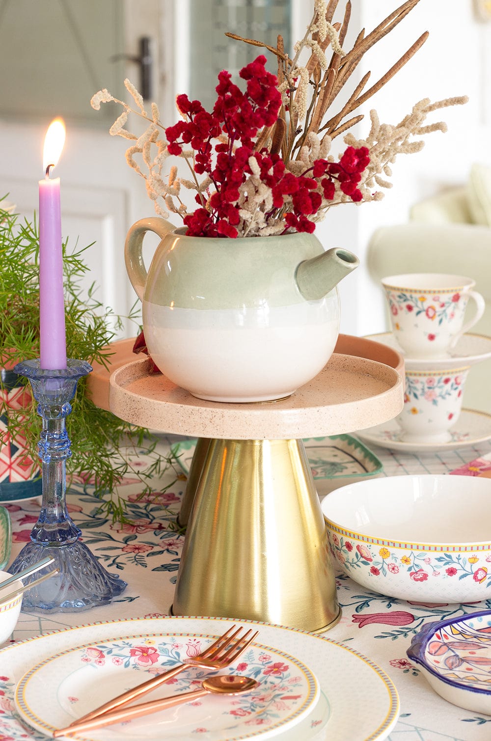 Starry Night Cakestand with Metallic Removable Stand