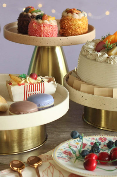 Starry Night Cakestand with Metallic Removable Stand