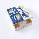 Storage Ace of Celebrations Hand Embroidery Beaded Cards Box