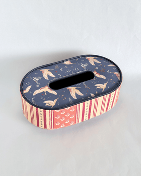 Storage Airborne Vegan Leather Tissue Box