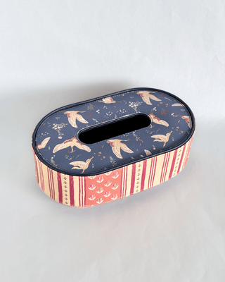Storage Airborne Vegan Leather Tissue Box