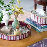 Botanica floral vegan leather tray and tissue box set | The Wishing Chair