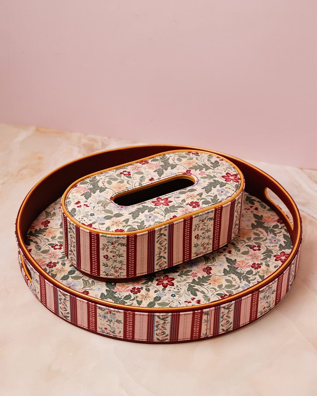Storage Botanica Vegan Tray & Tissue Box Bundle | The Wishing Chair