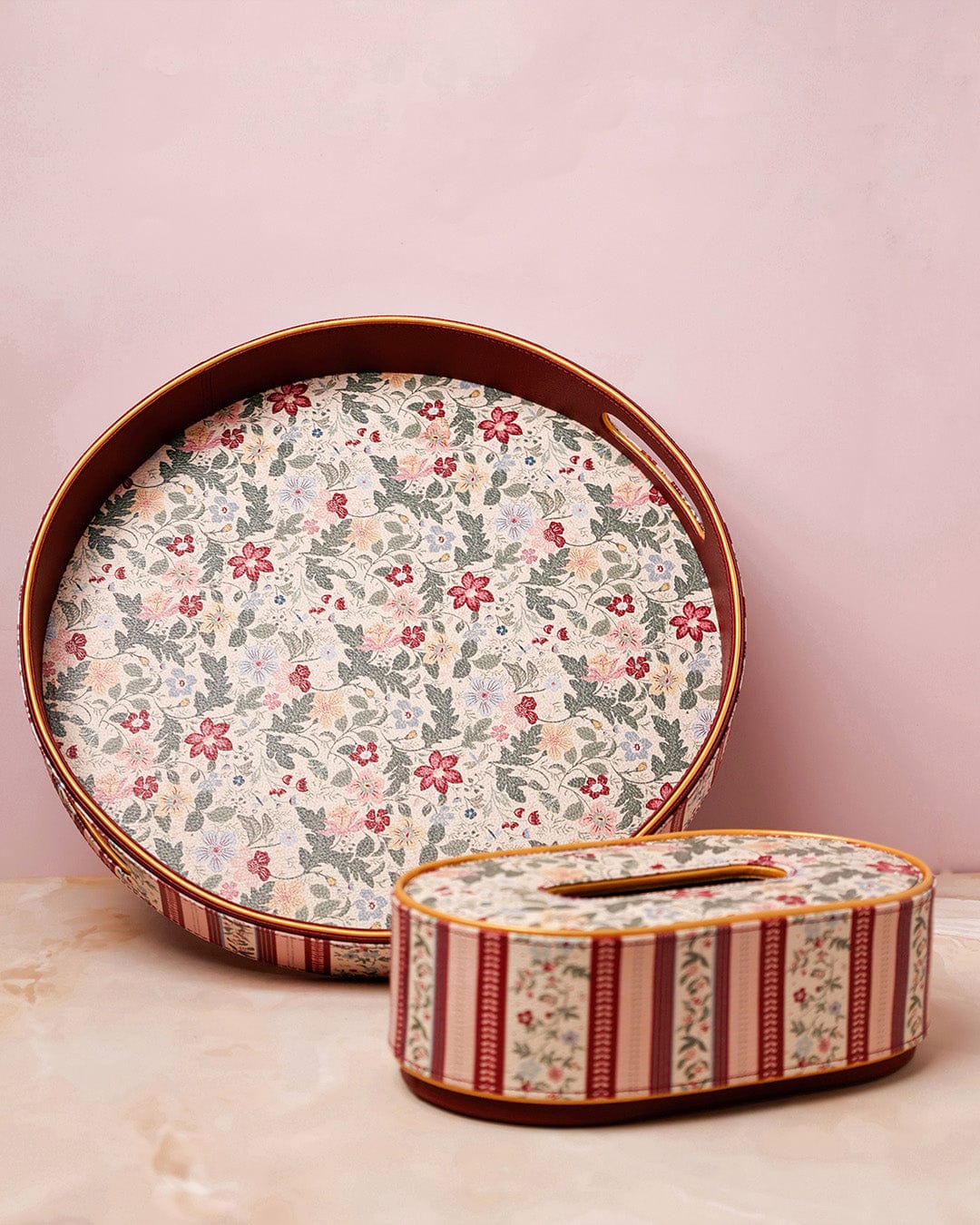 Storage Botanica Vegan Tray & Tissue Box Bundle | The Wishing Chair