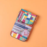 Storage Mira Handembroidered Phone Bag & Cards Holder with Crossbody Chain