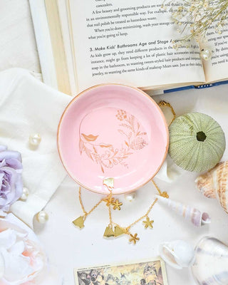 Storage Pastel Pink Trinket Tray