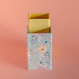 Storage Pearlised Paper Leather Secret Inkwell- Garden Fog
