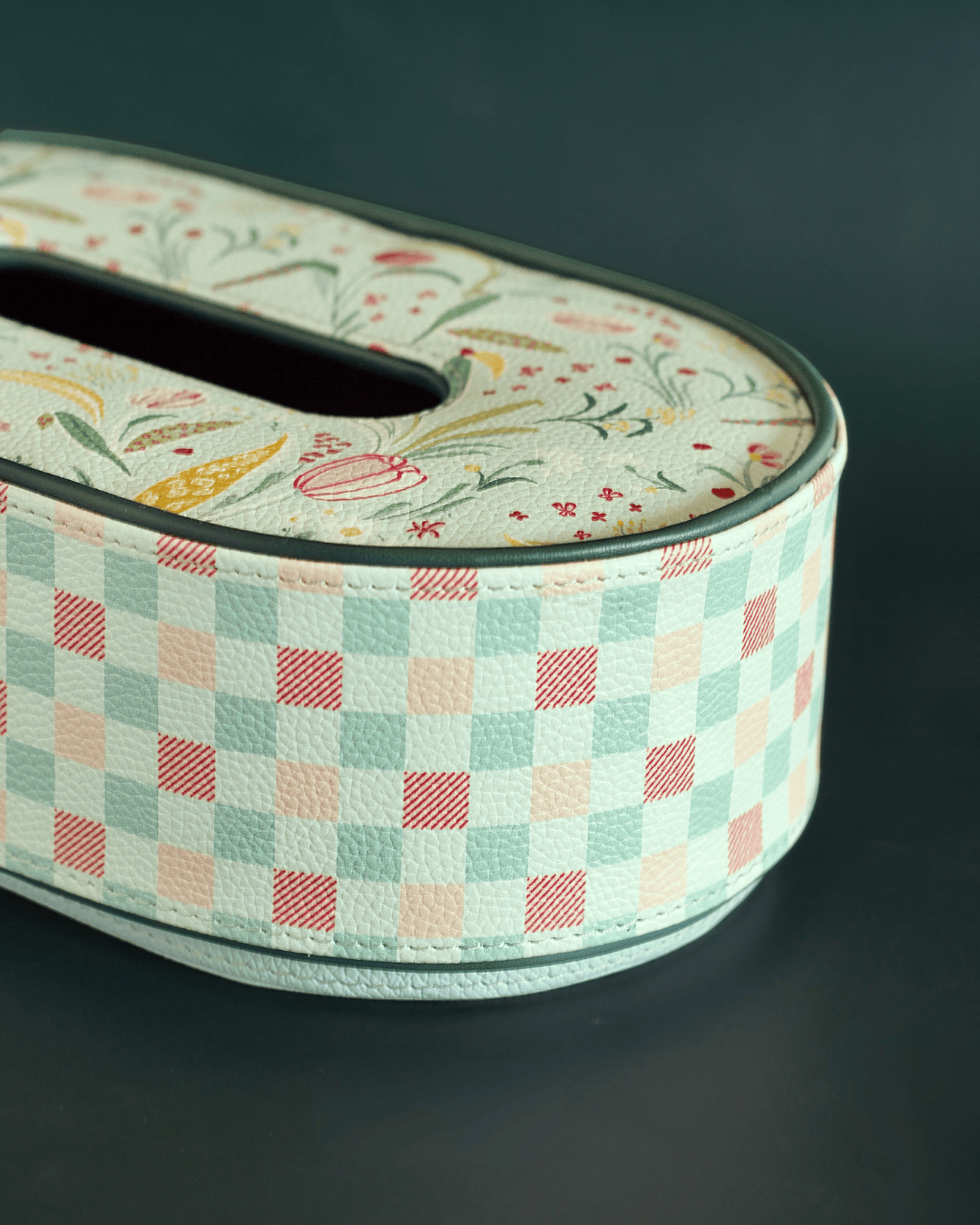 Storage Tulip Garden Vegan Leather Tissue Box | The Wishing Chair