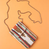  Storage Zoey Handembroidered Phone Bag & Cards Holder with Crossbody Chain - Zoey Hand Embroidered Phone Bag & Cards Holder with Cross body Chain - The Wishing Chair 